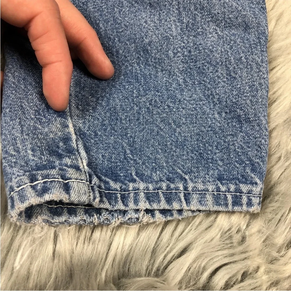 Vintage Oshkosh Bgosh Toddler Made USA Denim Distressed Worn Overalls